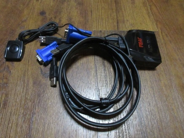 Syba SY-KVM20051 USB Interface, 2x Ports Cable KVM Switch, with Remote Button - Image 2 of 4