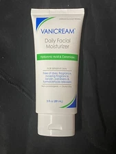 Vanicream Facial Moisturizer with Ceramides and Hyaluronic Acid, 3 oz (Pack)