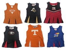 Vintage Infant/Toddler/Kids NCAA Girls Cheerleader Dress