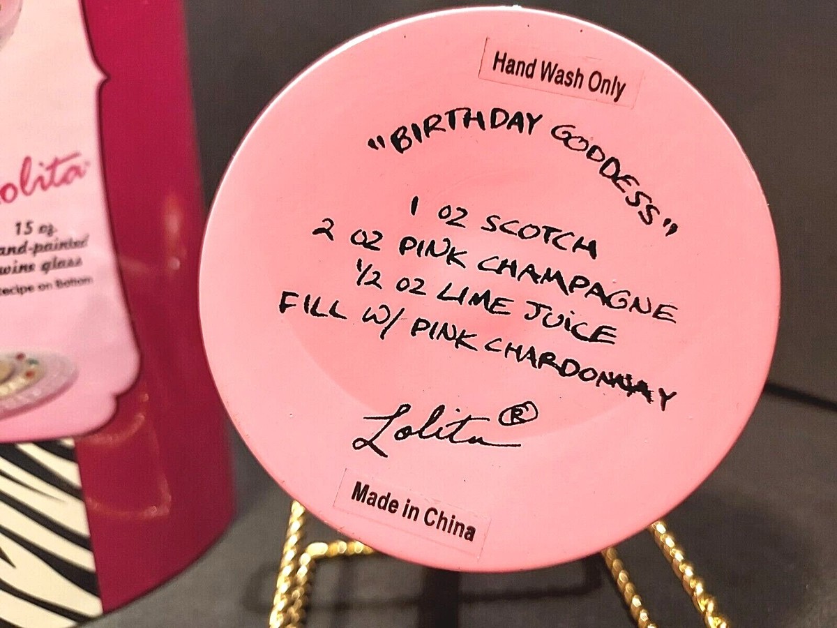 Verre à vin Anniversaire 50 ans - Lolita