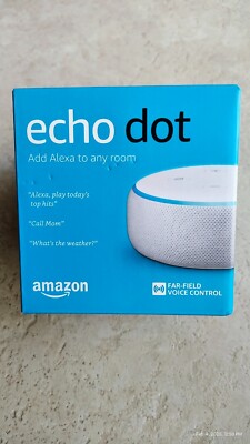 Amazon Echo Dot (3rd Gen) - Smart Speaker with Alexa - Brand New in Sealed Box
