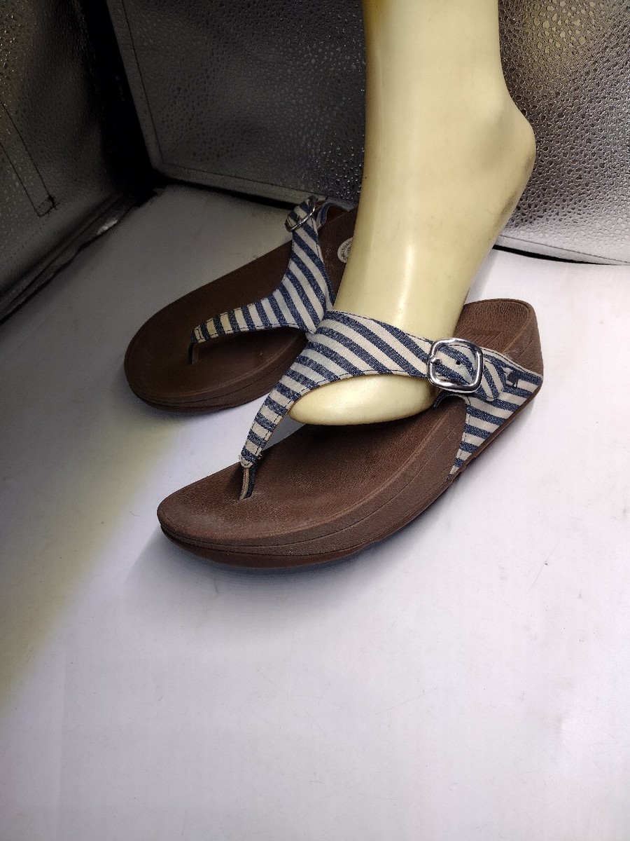 Fitflop size sandals Thong Wedge (B6)