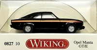Wiking Opel Manta Gt/E Modell 1:87 SammlerstüCk Schwarz Orange Neu & Ovp