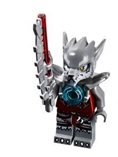 LEGO 70009 Wakz Wolf Minifigure with Armor & Weapon Legends of