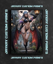 Sexy Morrigan Aensland Darkstalkers Capcom Video Game Poster Print - No Frame