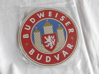 Blechschild Budweiser  Durchmesser ca. 25 cm   Neu und OVP  siehe Fotos 