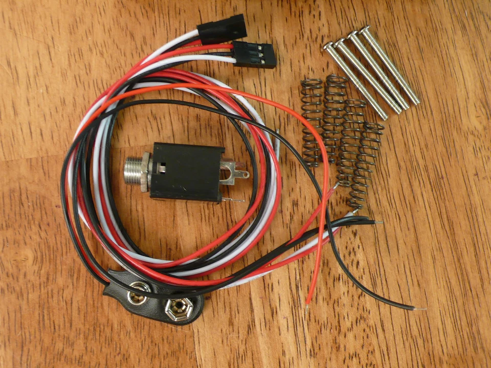 АКТИВНЫЙ ХАМБАКЕР ЗВУКОСНИМАТЕЛЬ КОМПЛЕКТ 81/85 ЧЕРНЫЙ С 25K ПОТЕНЦИОМЕТРЫ - Изображение 3 из 4