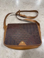 VINTAGE Escada Leather Crossbody Flap Bag