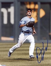 DAVID LOUGH KANSAS CITY ROYALS ACTION SIGNED 8X10 PHOTO W/COA