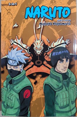 NARUTO 3-in-1 英語版 コミックセット naruto 3in1 manga omnibus Vol 1-24 In English Brand New Viz Media
