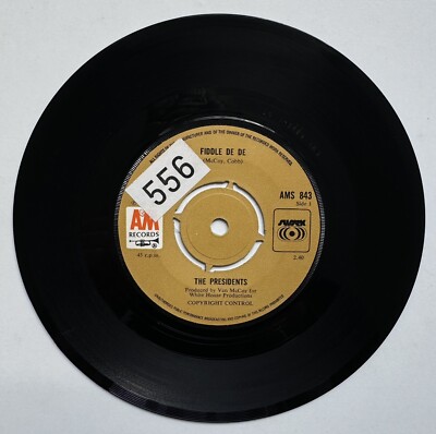 PRESIDENTS FIDDLE DE SWEET MAGIC UK 1971 A&M NORTHERN SOUL VG+