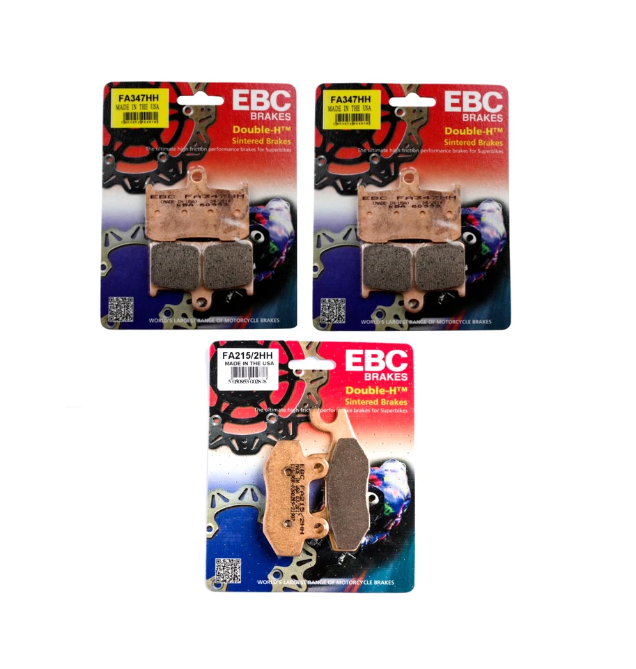 FITS Triumph Tiger 1050 2007 to 2012 EBC Sintered FRONT and REAR Disc Brake Pads - Image 4 of 4