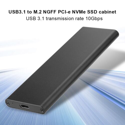 USB3.1 Mobile Hard Disk Box HDD Enclosure For SE/ME/2000/XP/Vista/7/ SD3 - Photo 1 sur 11