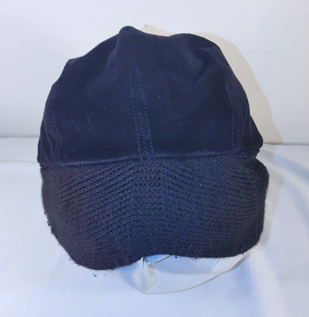 Goorin Bros NewsBoy Cabbie Black Corduroy Cap w/ Ear Flap Lined
