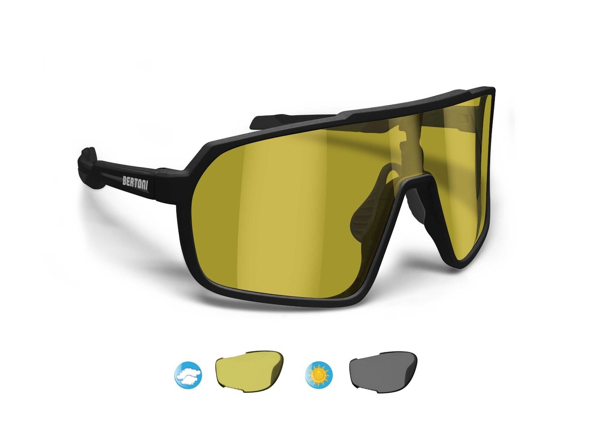 BERTONI Sport Cycling MTB Running Sunglasses for Prescription