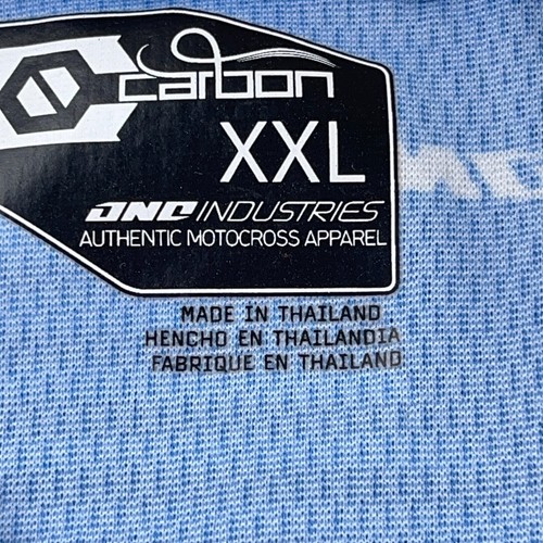 One Industries Jersey Men XXL Blue White Carbon Shirt Bike Motocross Adult * - Picture 11 of 20