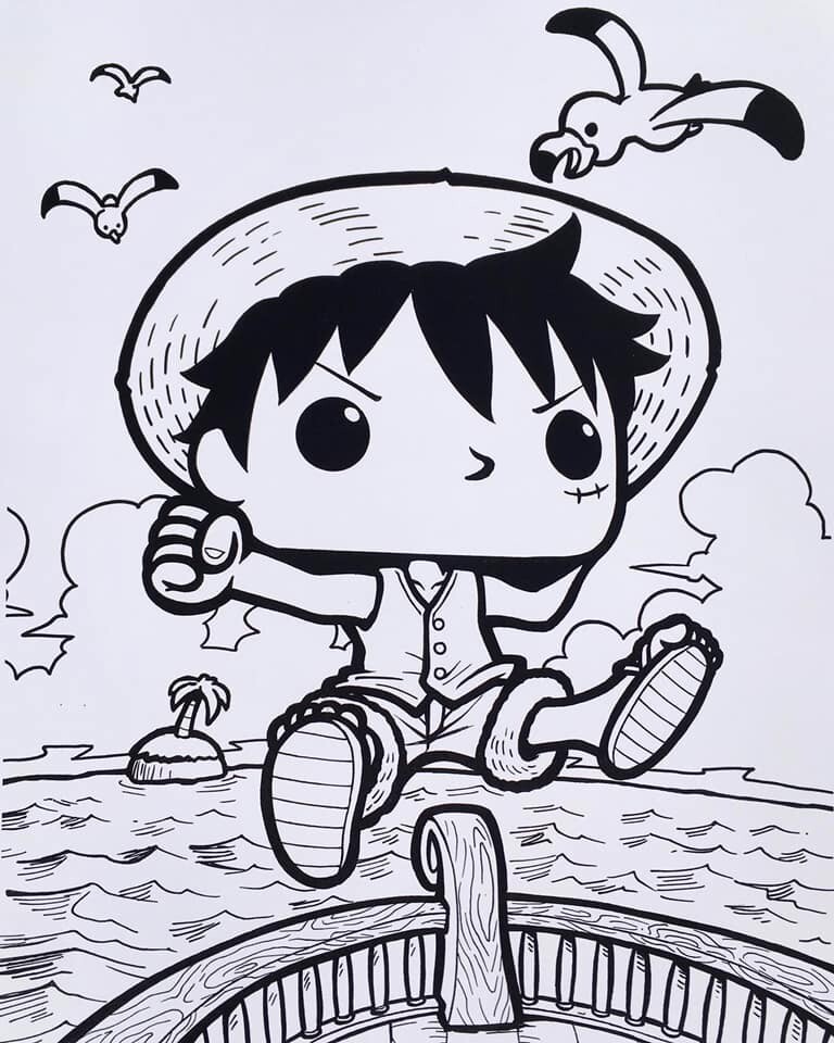 One Piece Original Artworks Funko Pop Style Custom Set of 6 | eBay