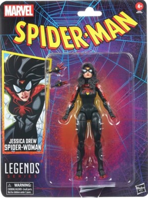 Hasbro Marvel Legends Series Spider-Woman Jessica Drew F6569 15 cm Figur Neu
