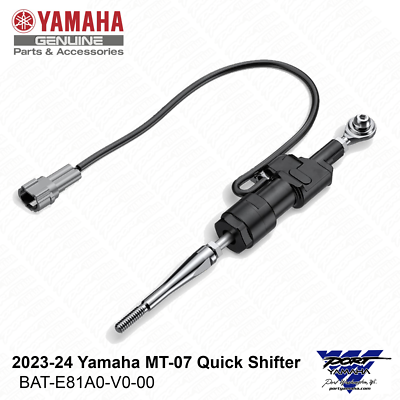 【未使用】QUICKSETT ORIGIN ブラック Genuine Yamaha Quick Shifter Kit for 2023-2024 MT-07 MT07