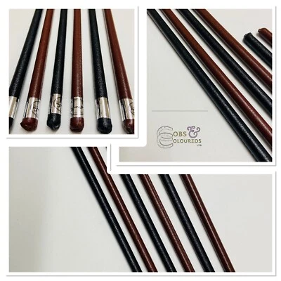 IN-HAND SHOW CANE, BROWN BLACK CANES 14”, 20”, 24” MADE IN UK *FREE POST* - Bild 1 von 4