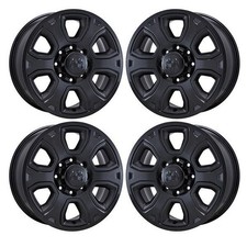 20 Dodge Ram 2500 Satin Black Exchange Wheels Rims Factory Oem 2477 2006-2022