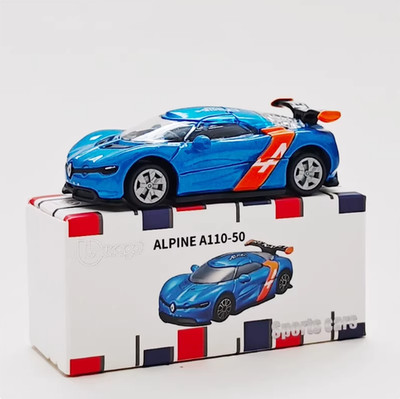 Bburgao Alpine A110-50 Blue 1/64 Diecast Alloy Model Car