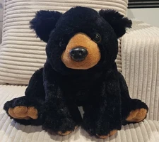 Weighted scented Lavender baby black bear plush stuffed animal 10" 4 lb Warmies 