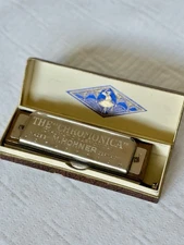 Vintage  The Chromonica Chromatic Harmonica Original Made By M. Hohner 1940’s