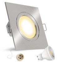 Einbauspot Led GU10 6W Drei Einstellbaren Lichtfarben 3CCT Warm Neutral Kalt