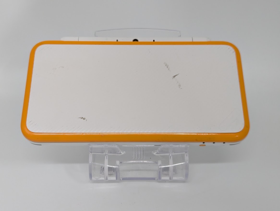 B5474 Nintendo new 2DS console LL XL White x Orange w/pen | eBay