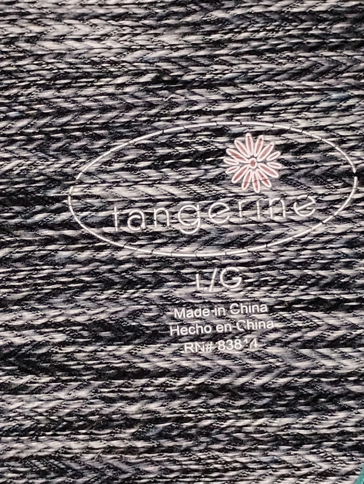 Tangerine Athletic Running Zip Jacket Womens L Black Gray Teal Pockets Stretch - Image 4 of 4