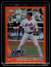 2010 Topps Chrome #135 Carlos Beltran Orange Refractors