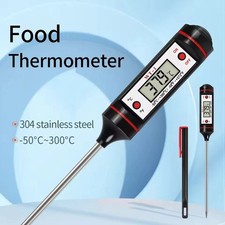 Instant Read Digital Meat Thermometer For Kitchen Food Cooking BBQ Grill Smoker