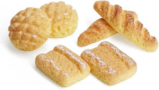 6Pcs Artificial Bread Set, Realistic Food Display Props, Miniature Bread Dollhou