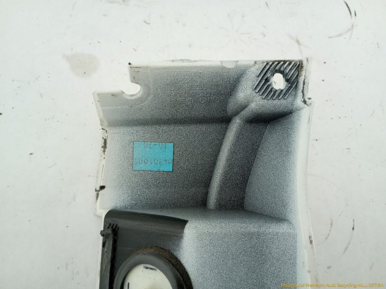 Cadillac CTS COUPE Pair Of Front Exterior Door Handle Bezel Trim White Fit 10-14