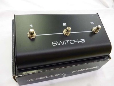 TC Helicon Switch - 3 Fußschalter VoiceLive Touch/Play BH550 JP Box