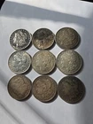 Lot Of 9 Morgan Silver Dollars (All In Decent Shape) Silver Stacker Lot #1576