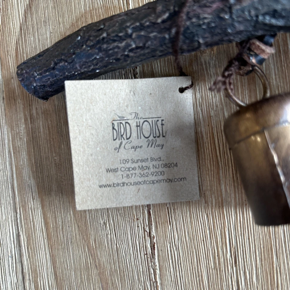 Carillón de viento Bluebird pintado a mano por The Bird House of Cape May Jingle Birds NUEVO Foto 4 de 4