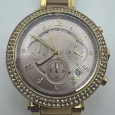 Michael Kors MK6326 Two Tone Stainless Steel Bracelet Women's Watch. NOT TESTED 