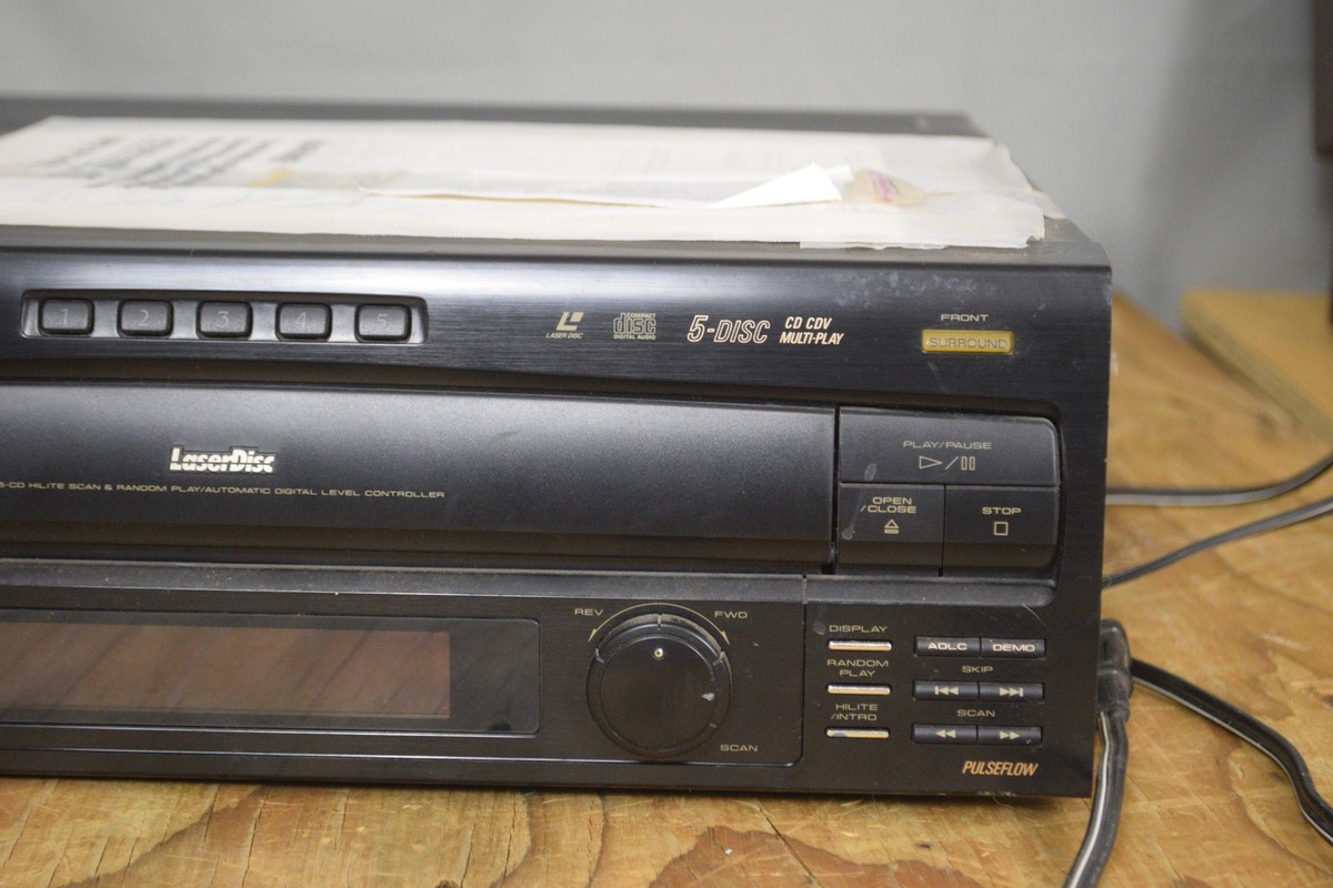 Vintage Pioneer CLD-M401 LaserDisc CD CDV LD Player Japan 5-Disc