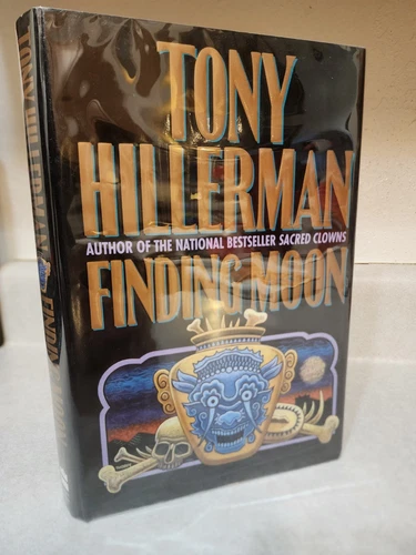 FINDING MOON Tony Hillerman SIGNED 1st Edition First Printing WESTERN Mystery
