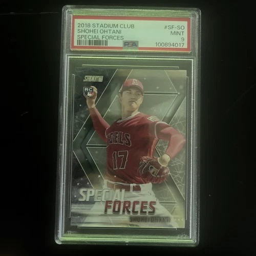 2018 Topps Stadium Club Shohei Ohtani Special Forces #SF-SO PSA 9 (RC) Angels
