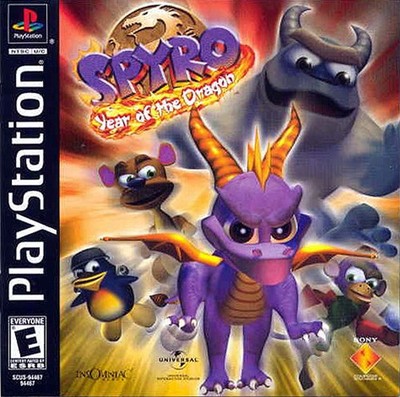 Spyro: Year Of The Dragon For PlayStation 1 PS1 4E