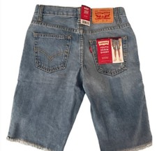 NWT Levi's 511 Denim Shorts Size 14 Boys Slim Fit