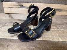 ⚡ Scarpa Nordstrom Nolancaster-Lea con tacco a blocco nera taglia 6 NUOVA ⚡