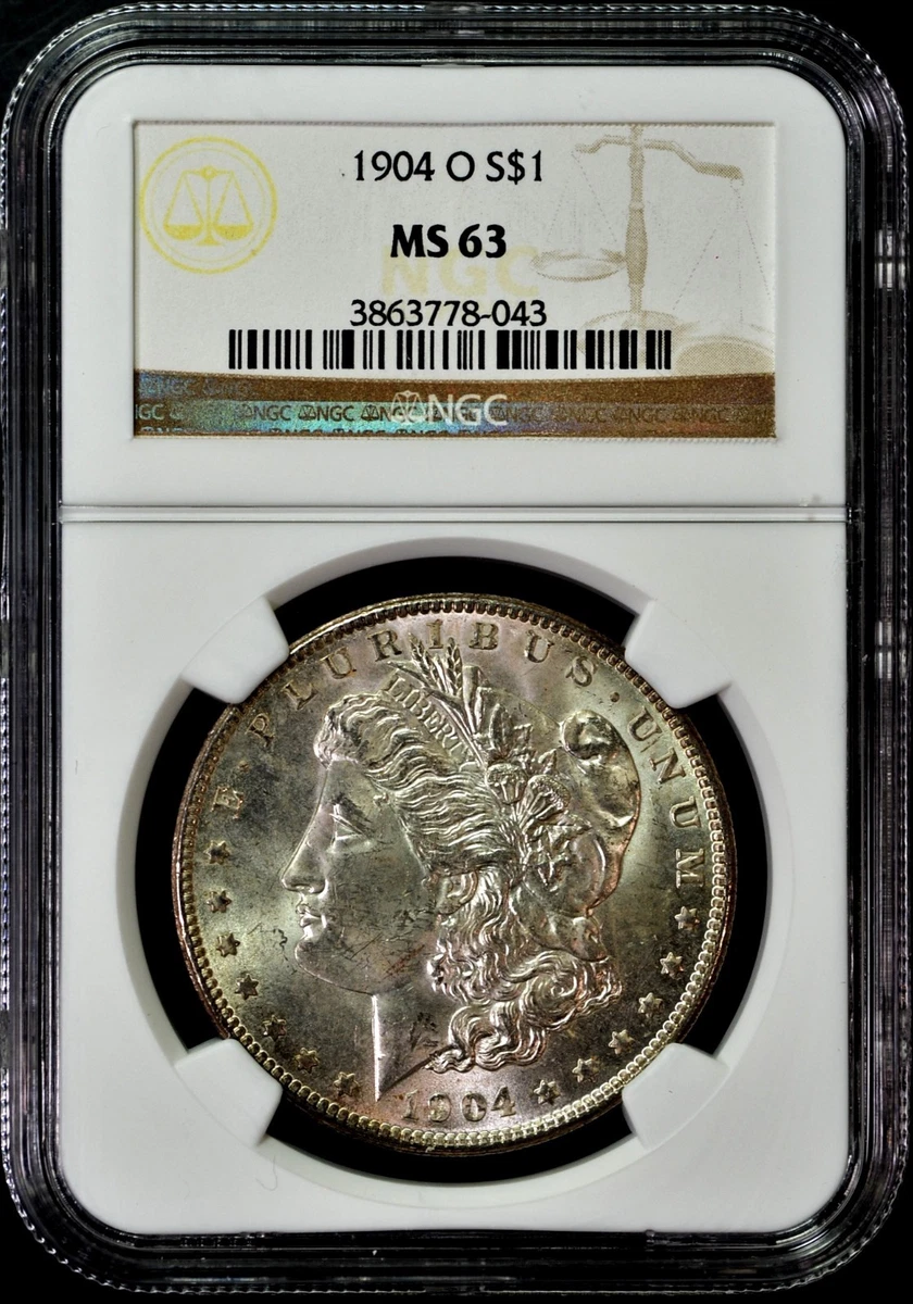 MS 63 Graded 1904 Year Morgan US Dollars (1878-1921) for sale | eBay