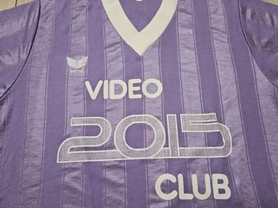 ERIMA VINTAGE WEST GERMANY SOCCER JERSEY 80S FOOTBALL SHIRT PURPLE