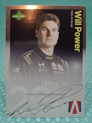 #ad 2026 Parkside Andretti Team Set Foil Auto Signature Will Power 3 Bad Ink $12.99