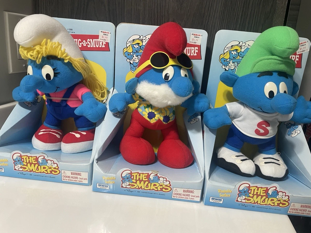 The Smurfs Plush Cartoon & TV Character Action Figures with