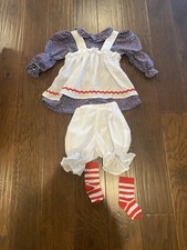 Raggedy Ann Costume Dress, Bloomers And Socks 2T